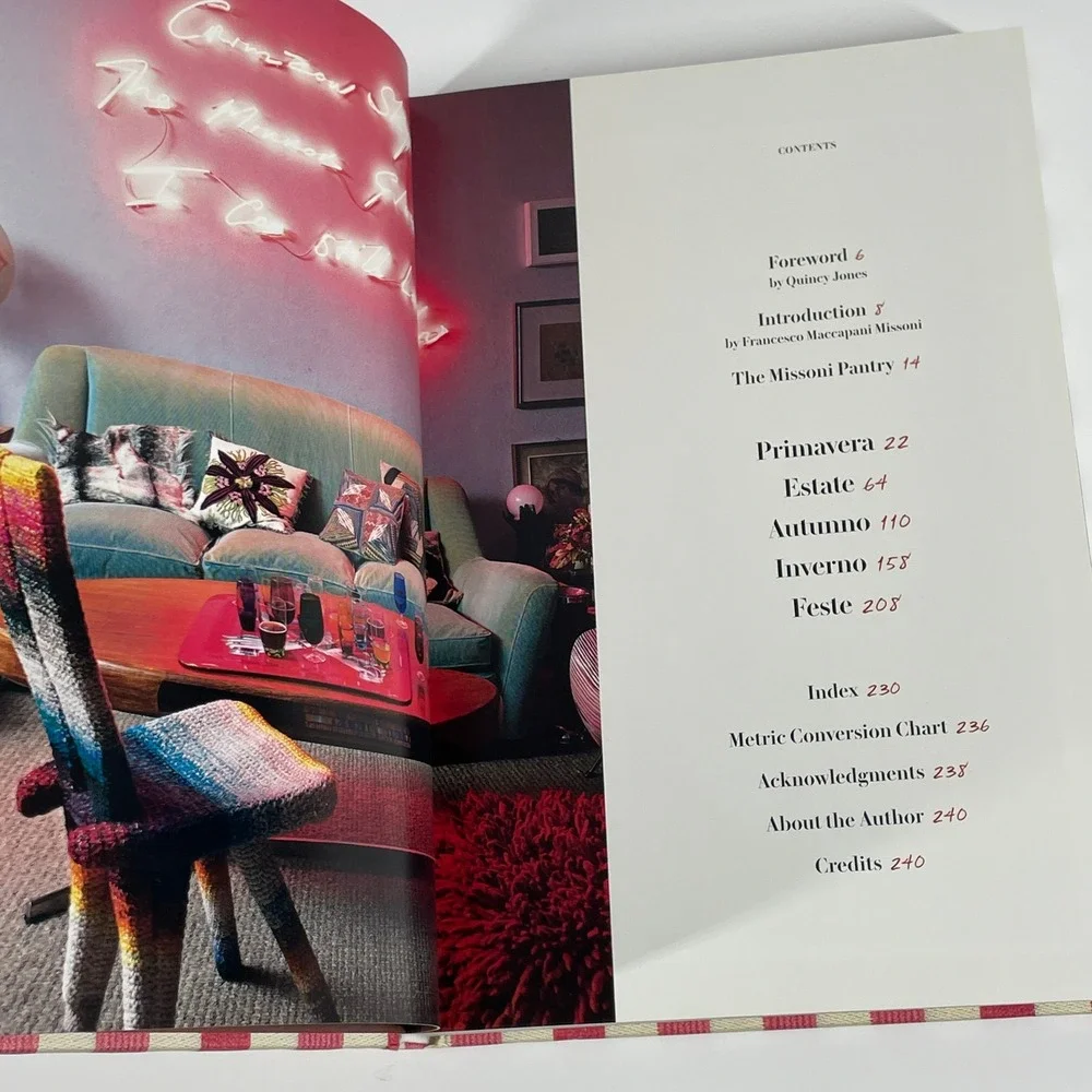 Assouline The Missoni Family Cookbook Francesco Maccapani Missoni Hardcover 2018
